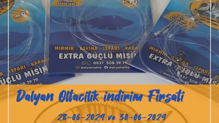#DalyanOltacılık, #Gürpınar, #canlıyemkampanya, #dövmeiğneli, #diptakımıhediye, #balıkavı, #canlıyem, #sosyalmedya, #YouTube, #Instagram, #balıkavımalzemeleri, #kampanya, #balıkçılık, #özelkampanya, #BeylikdüzüBalıkAvı, #BüyükçekmeceBalıkAvı